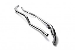Echappement inox ARMYTRIX pour Mercedes C63 AMG W/C/S204 (2008-2014)-Ligne Complète à valves