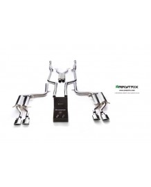 Echappement inox ARMYTRIX pour Mercedes C63 AMG W/C/S204 (2008-2014)-Ligne Complète à valves