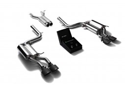 Echappement inox ARMYTRIX pour Mercedes C63 AMG W/C/S204 (2008-2014)-Ligne Complète à valves