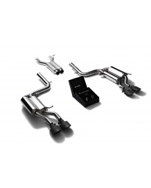 Echappement inox ARMYTRIX pour Mercedes C63 AMG W/C/S204 (2008-2014)-Ligne Complète à valves