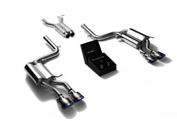 Echappement inox ARMYTRIX pour Mercedes C63 AMG W/C/S204 (2008-2014)-Ligne Complète à valves