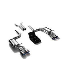 Echappement inox ARMYTRIX pour Mercedes C63 AMG W/C/S204 (2008-2014)-Ligne Complète à valves