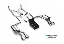 Echappement inox ARMYTRIX pour Mercedes C63 AMG W/C/S204 (2008-2014)-Ligne Complète à valves