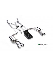 Echappement inox ARMYTRIX pour Mercedes C63 AMG W/C/S204 (2008-2014)-Ligne Complète à valves