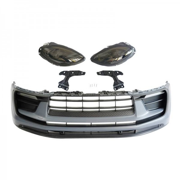 Pare-chocs avant look Facelift pour Porsche Macan 95B (2014-2018)(Avec feux) Pare-chocs avant look Facelift pour Porsche Macan 95B (2014-2018)(Avec feux)