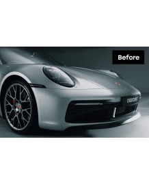 Spoiler avant Carbone DISSIDENT pour PORSCHE 992.1 Carrera S 4 4S sans Pack SportDesign (2019-2024)