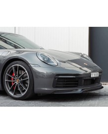 Spoiler avant Carbone DISSIDENT pour PORSCHE 992.1 Carrera S 4 4S sans Pack SportDesign (2019-2024)