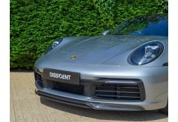 Spoiler avant Carbone DISSIDENT pour PORSCHE 992.1 Carrera S 4 4S sans Pack SportDesign (2019-2024)