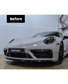 Spoiler avant Carbone DISSIDENT pour PORSCHE 992.1 Carrera S 4 4S GTS avec Pack SportDesign (2019-2024)