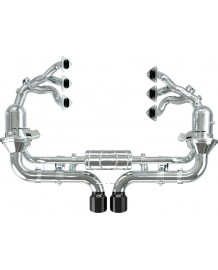 Ligne complète d'échappement inox CAPRISTO pour PORSCHE 992.1 GT3 + RS (2021+)