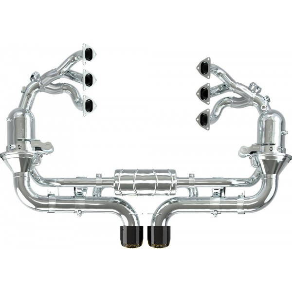 Ligne complète d'échappement inox CAPRISTO pour PORSCHE 992.1 GT3 + RS (2021+)