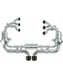 Ligne complète d'échappement inox CAPRISTO pour PORSCHE 992.1 GT3 + RS (2021+)