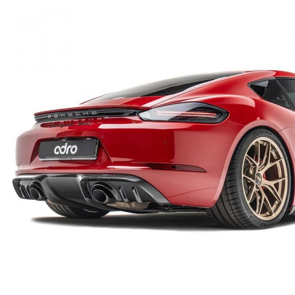 Diffuseur Carbone ADRO pour PORSCHE 718 Cayman Boxster GTS GT4 + RS