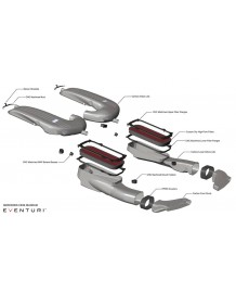 Admission Carbone EVENTURI pour MERCEDES C63 + S AMG W/C/S/A205