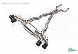 Ligne d'échappement inox Cat-back à valves DCE PARTS pour BMW M5 G90 G99