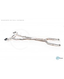 Ligne d'échappement inox Cat-back à valves DCE PARTS pour BMW M5 G90 G99