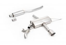 Ligne d'échappement inox Fap-Back MILLTEK pour MINI Cooper JCW F66 231Ch 2.0T (2024+)