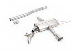 Ligne d'échappement inox Fap-Back MILLTEK pour MINI Cooper JCW F66 231Ch 2.0T (2024+)(Race)