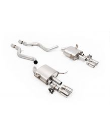 Ligne d'échappement inox Cat-Back à valves MILLTEK pour BMW M3 E92 E93 E90 (2007-2013)
