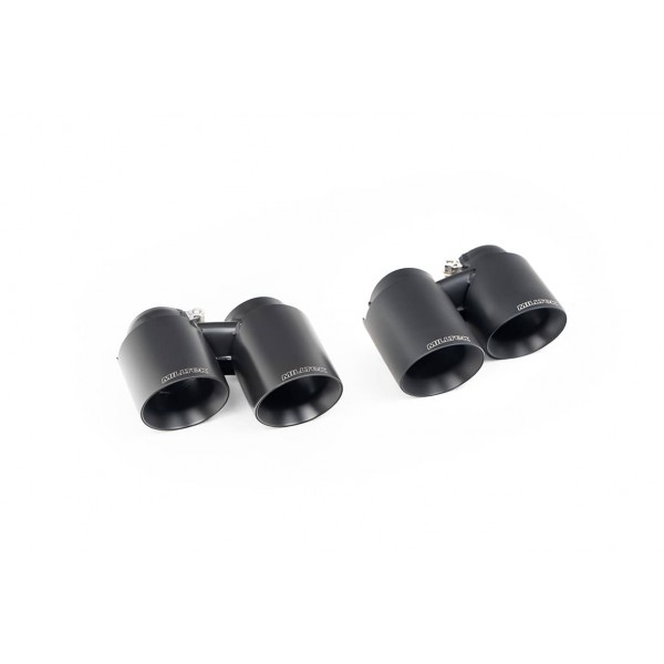 Embouts d'échappement Chrome/Noir/Carbone MILLTEK pour Porsche 991.1 Carrera 2S / 4S 3.8 PSE (2011-2015)