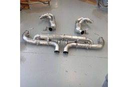 Echappement Inox TUBI STYLE pour Porsche 992.1 GT3 / 992 GT3 RS (2021+) -Ligne complète à valves