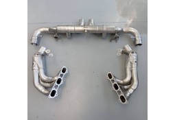 Echappement Inox TUBI STYLE pour Porsche 992.1 GT3 / 992 GT3 RS (2021+) -Ligne complète à valves