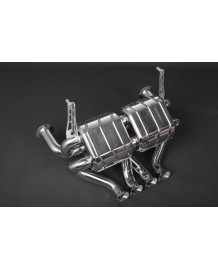 Echappement inox CAPRISTO pour Lamborghini Aventador LP700- Silencieux à valves ECE