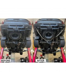 Silencieux d'échappement MILLTEK pour FORD Ranger 2,0 TDCI 205Ch Diesel (2022+)(Look Raptor)