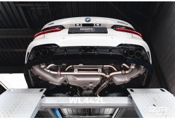 Echappement inox DCE PARTS pour BMW 320e 330e G20 G21 Pack M (2019+) - Silencieux à valves 4 Sorties Echappement inox DCE PARTS pour BMW 320e 330e G20 G21 Pack M (2019+) - Silencieux à valves 4 Sorties