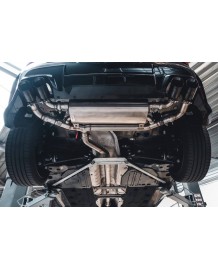 Echappement inox DCE PARTS pour BMW 118i 120i F70 B38 Pack M (2024+) - Silencieux à valves