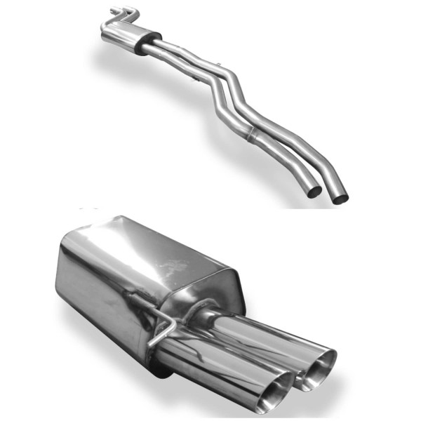 Ligne d'échappement inox Cat-Back FOX pour BMW Z4 23i sDrive E89 (2009+)