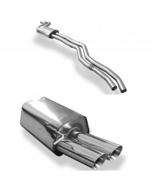 Ligne d'échappement inox Cat-Back FOX pour BMW Z4 23i sDrive E89 (2009+)