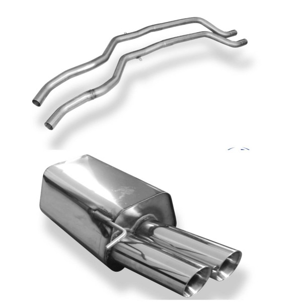 Ligne d'échappement inox Cat-Back FOX pour BMW Z4 23i sDrive E89 (2009+)(Race)
