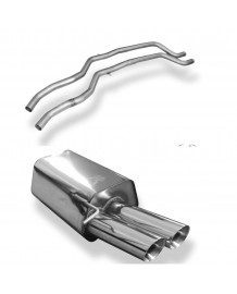 Ligne d'échappement inox Cat-Back FOX pour BMW Z4 23i sDrive E89 (2009+)(Race)