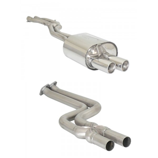 Ligne d'échappement inox Cat-Back RAGAZZON pour BMW Z4 23i / 30i E89 (2009-2012)(Race)