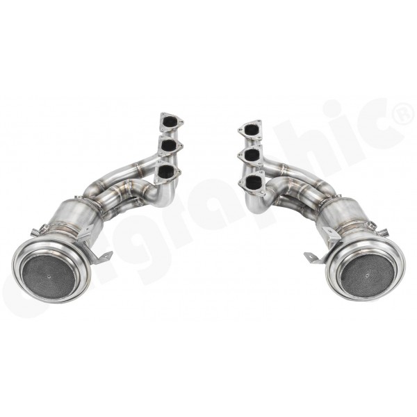 Collecteurs + catalyseurs / Filtres à particules Sport CARGRAPHIC pour PORSCHE 992.1 GT3 RS + GT3 (2020+)