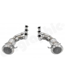 Collecteurs + catalyseurs / Filtres à particules Sport CARGRAPHIC pour PORSCHE 992.1 GT3 RS + GT3 (2020+)
