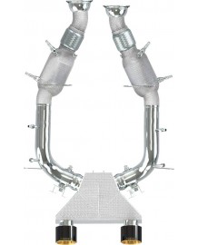 Ligne d'échappement inox à valves CAPRISTO pour FERRARI 296 GTB GTS (Racing)