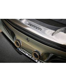 Ligne d'échappement inox à valves CAPRISTO pour FERRARI 296 GTB GTS (Racing)