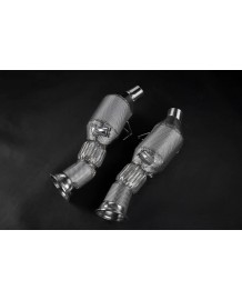 Ligne d'échappement inox à valves CAPRISTO pour FERRARI 296 GTB GTS (Racing)