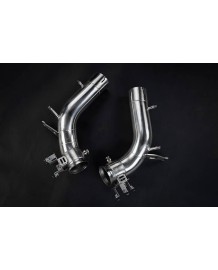 Ligne d'échappement inox à valves CAPRISTO pour FERRARI 296 GTB GTS (Racing)