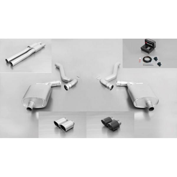 Echappement inox REMUS pour Ford Mustang 5.0 GT (2015-08/2017)- Ligne Cat-Back à valves (Version Homologuée) Echappement inox REMUS pour Ford Mustang 5.0 GT (2015-08/2017)- Ligne Cat-Back à valves (Version Homologuée)
