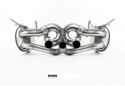 Silencieux d'échappement inox à valves KLINE pour Ferrari 458 Italia / Spider