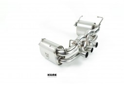 Silencieux d'échappement inox à valves KLINE pour Ferrari 458 Italia / Spider
