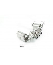 Silencieux d'échappement inox à valves KLINE pour Ferrari 458 Italia / Spider