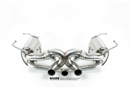 Silencieux d'échappement inox à valves KLINE pour Ferrari 458 Italia / Spider