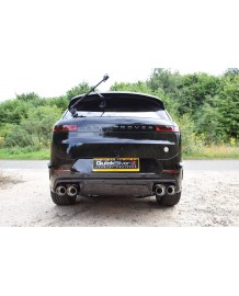 Echappement inox QUICKSILVER pour Range Rover Sport SV P635 V8 L461 (2023+)-Ligne FAP-Back à valves