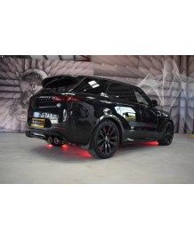 Echappement sport inox QUICKSILVER pour Range Rover Sport P530 V8 L461 (2022+)-Ligne FAP-Back à valves