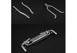 Echappement inox CAPRISTO pour Mercedes GL63 / GLS63 S AMG W166 (2012-2018)-Ligne Cat-Back à valves
