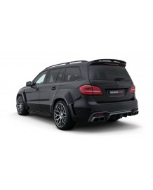 Silencieux d'échappement à valves + Diffuseur carbone BRABUS pour Mercedes GLS63 S AMG X166